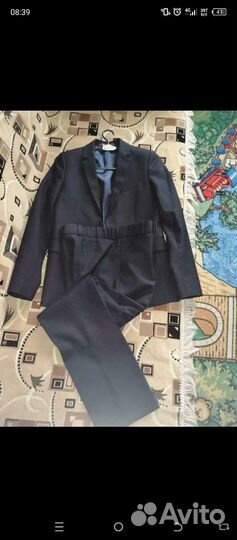 Школьный костюм для мальчика 146 мокрый асфальт