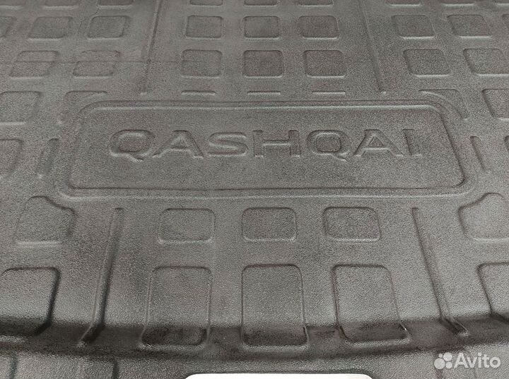 Коврик в багажник Nissan Qashqai резиновый