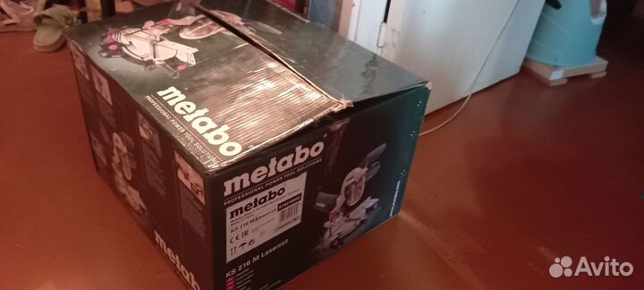 Пила торцовочная metabo ks-216 m