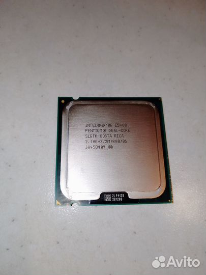 Процессор Intel Pentium E5400 LGA775, 2х2700мгц