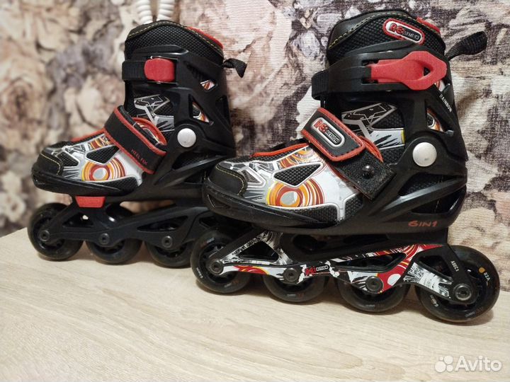 Раздвижные роликовые коньки RE:action