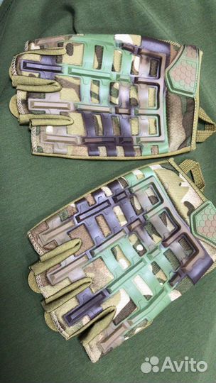 Тактические перчатки без пальца