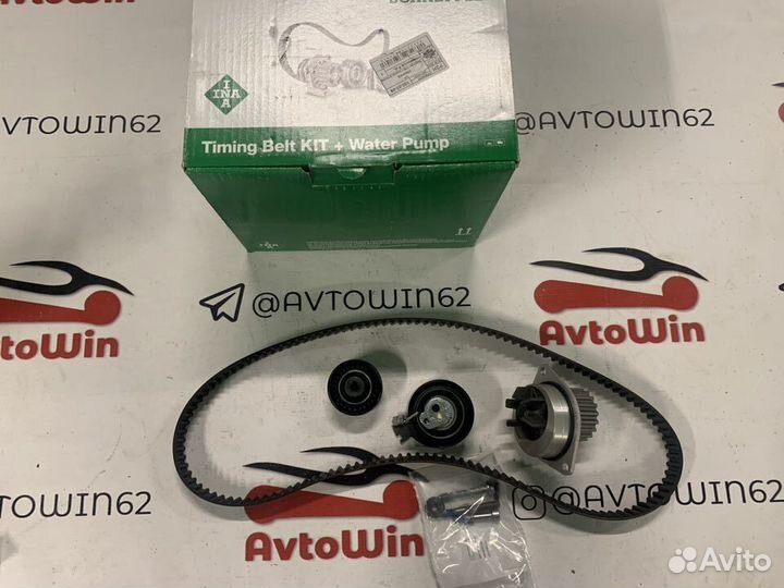 Комплект ремня грм с помпой peugeot 1,6