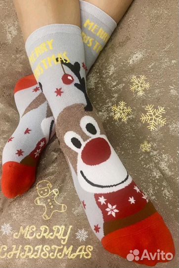 Новогодние носки