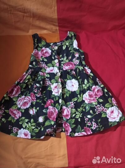 Платья пакетом для девочки 86 92