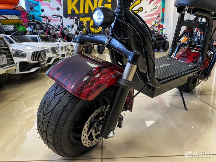 Электроскутер Wolong C1 PRO 1000W 48V 13ah Ver 1.1