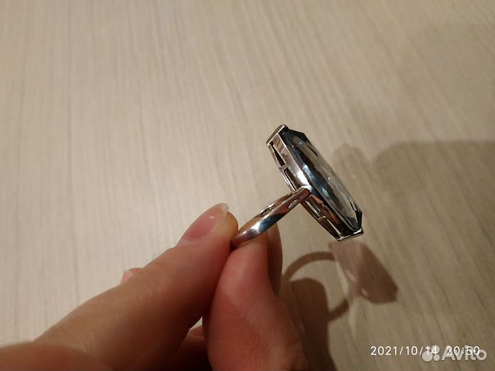 Кольцо серебро 925