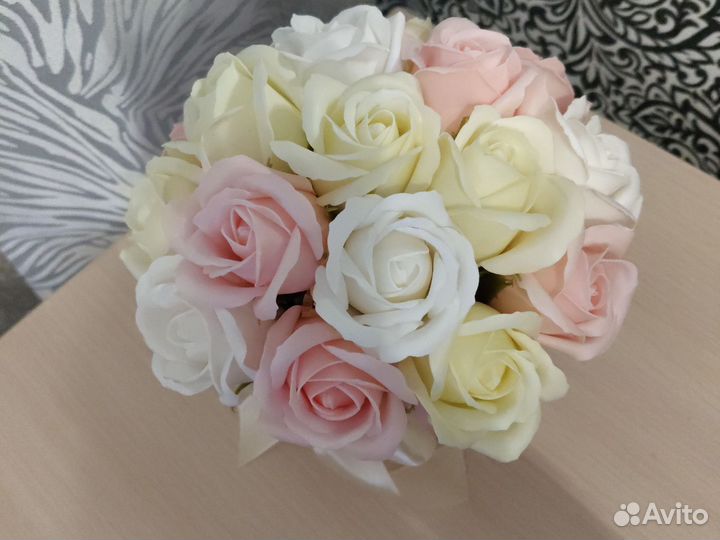 Букет цветов из мыла