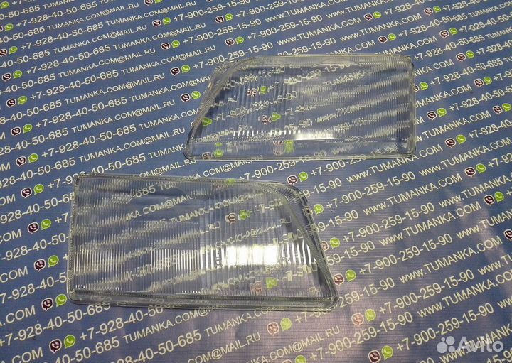 Стёкла фар Audi 100 A6 1994- 2шт