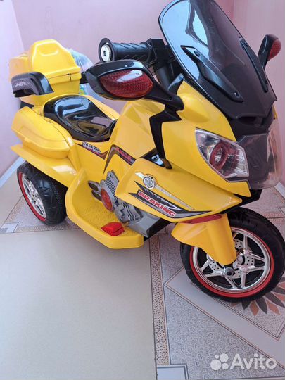 Новый детский электромотоцикл, электромобиль