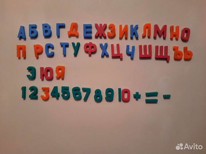 Магнитные зверята И буквы