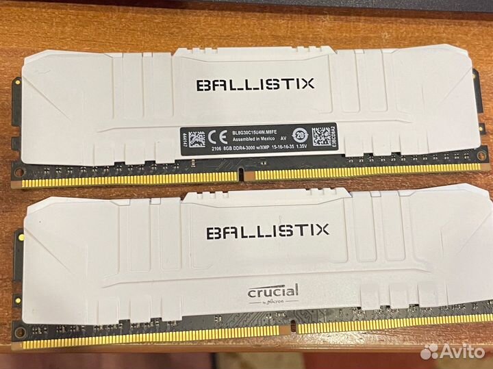 Оперативная память ddr4 8х2gb crucial