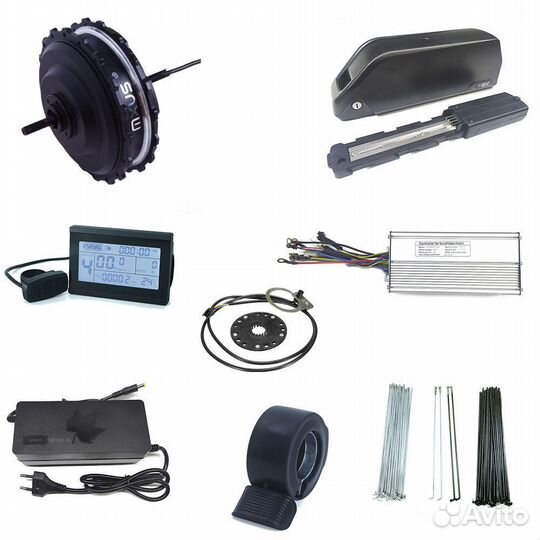 Комплект mxus XF19 1000W с акб 48В 19.2А/ч