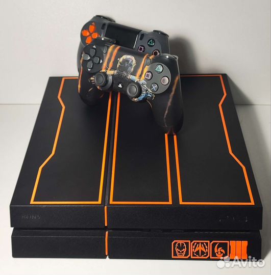 PS4 500 гб белая+Fifa24+UFC4+NFS