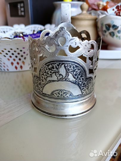 Подстаканник серебро СССР