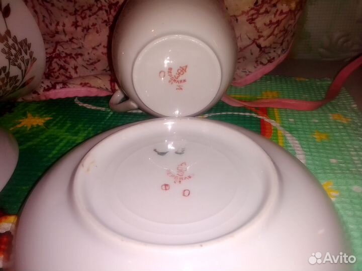 Чайные пары Вербилки, Дулево 50-60 годы