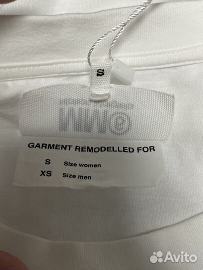 Mm6 maison margiela distressed футболка