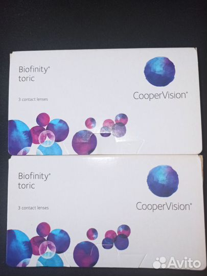 Линзы контактные CooperVision Biofinity Toric