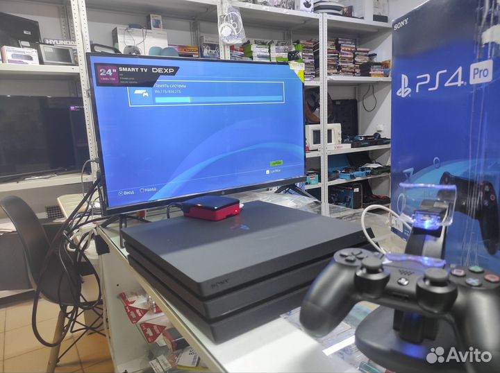 Sony playstation 4 ps4 pro 1tb с прошивкой
