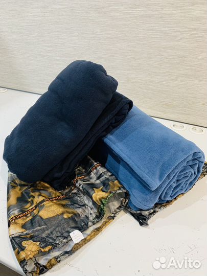 Флисовый походный плед