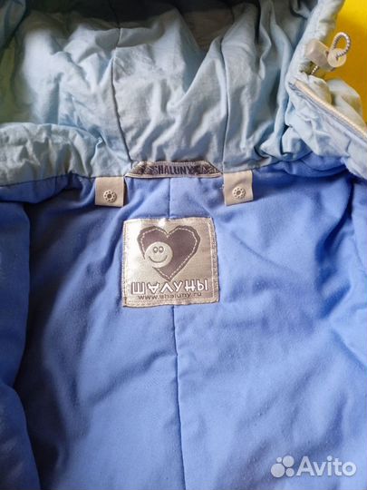 Комбинезон демисезонный р80 с зимней подстежкой