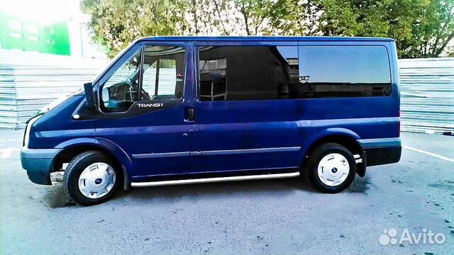 Защита порогов Ford Transit