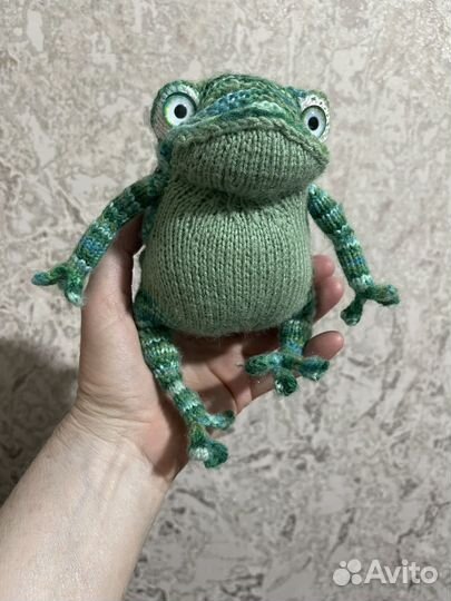 Жаба Королевская.Вязаная игрушка