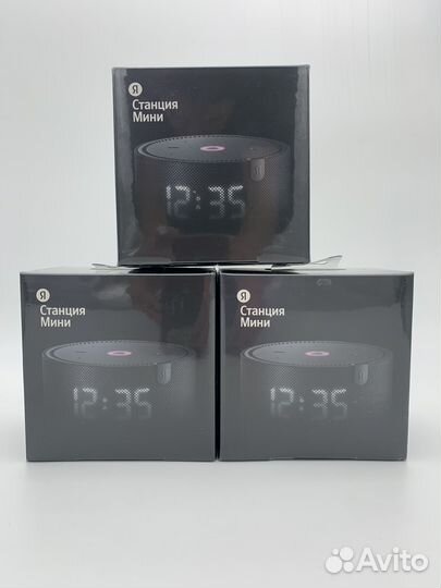 Умная колонка Яндекс Станция Мини с часами, 10Вт