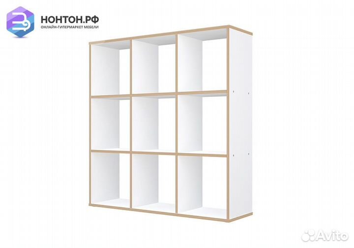 Стеллаж кубический Polini home Smart 9 секций белы