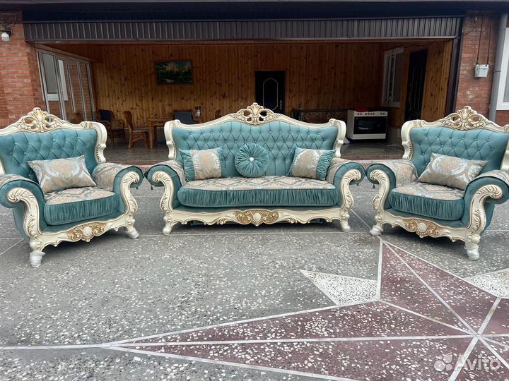 Диван раскладной с креслами