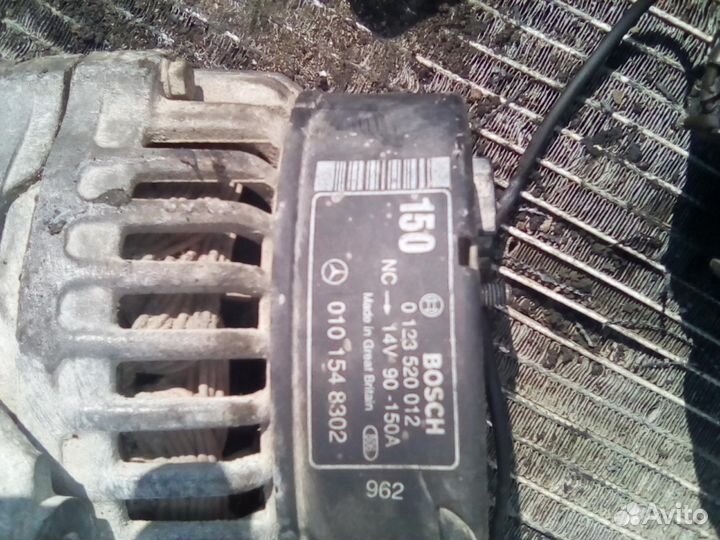 Генераторmercedes ML W163. 4/4 бензин 4,3