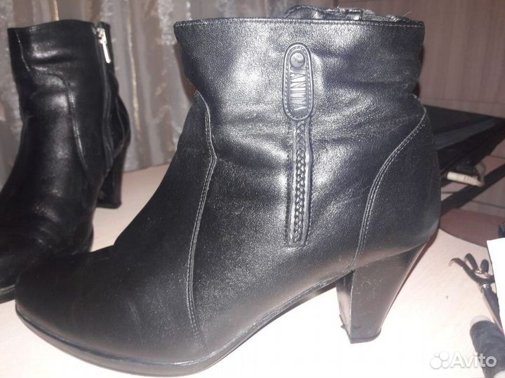 Ботильоны женские натуральная кожа.пр. Финляндия j