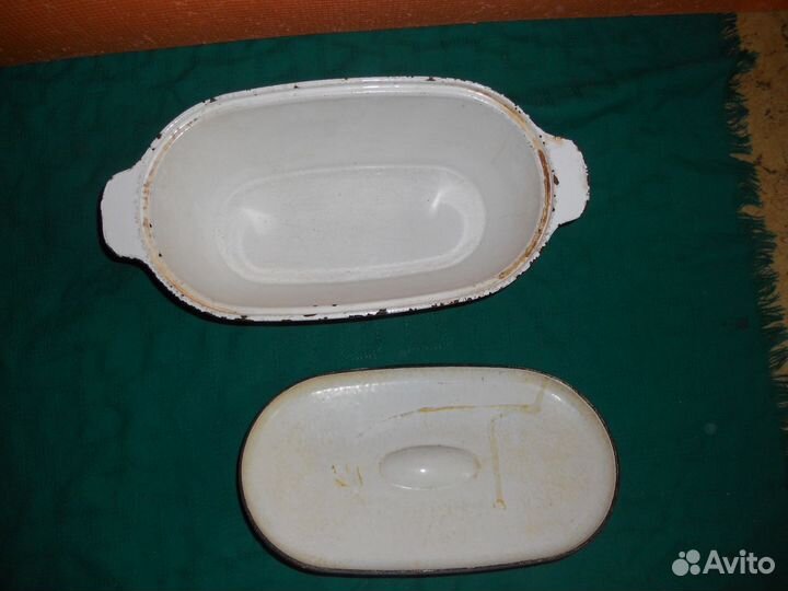 Гусятница эмалированная чугунная СССР самовывоз