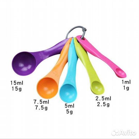 Набор мерных ложечек, новый