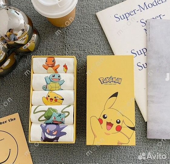 Подарочный набор носков Pokemon