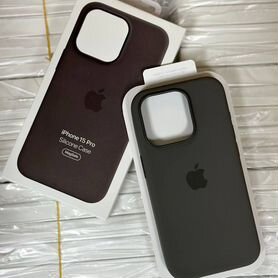 Чехол для iPhone 15 Pro Max Silicone Case с MagSafe (Чёрный)