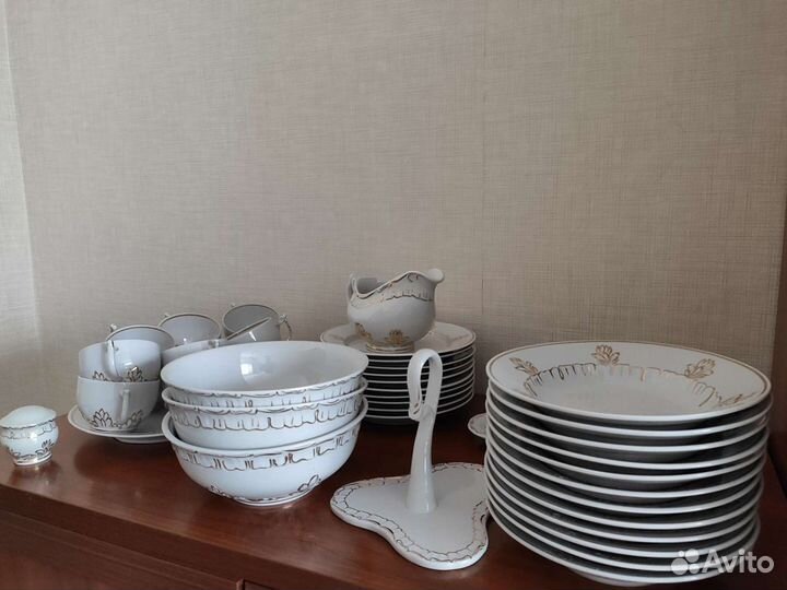 Набор столовой посуды частично бу