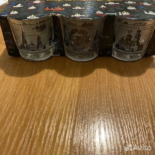 Созвездие городов России набор рюмок