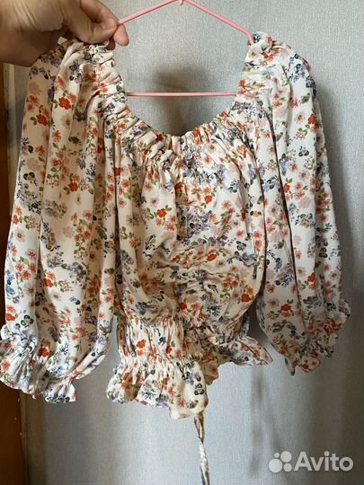 Топ женский 44 в цветочек
