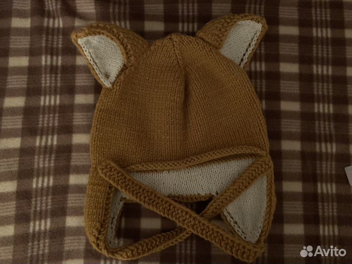 Шапка лиса. Ручная работа