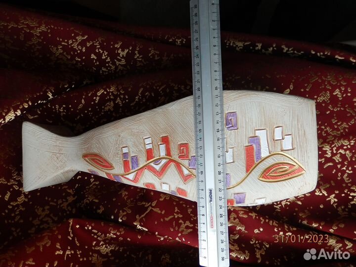 Авторская напольная керамическая ваза 40см мадра