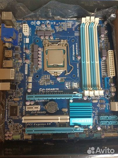 Intel core i7 3770, материнская плата GA-H77M-D3H