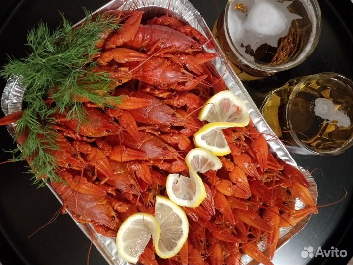 Живые и вареные раки