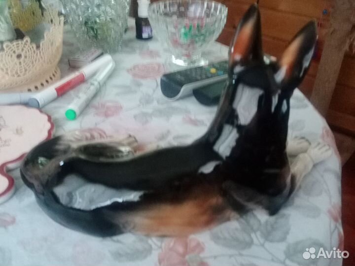 Собака статуэтка овчарка