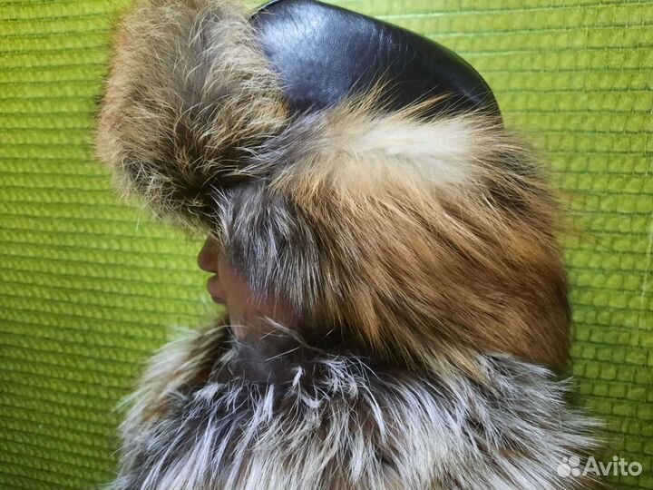 Шапка из меха лисы