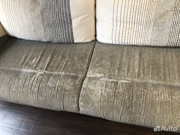 Диван прямой 3-х местный, раскладной бу