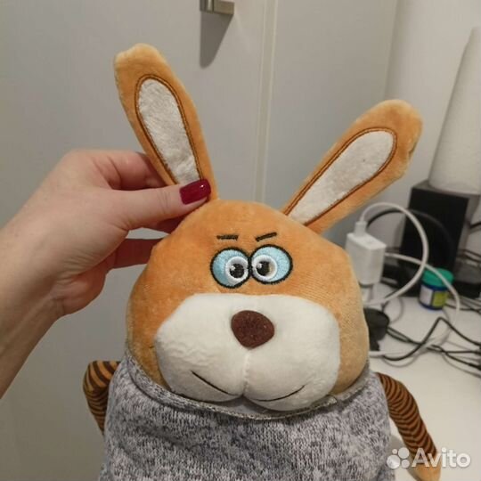 Мягкая игрушка зайка
