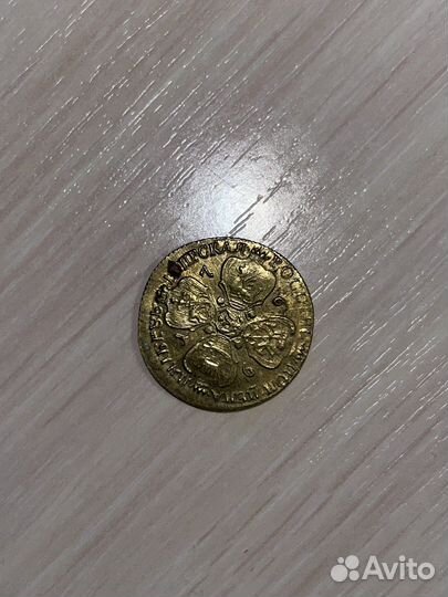 Монета 5 рублей Екатерина 2, 1769г