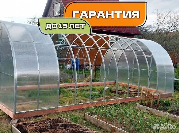 Теплица 3 на 4 из поликарбоната