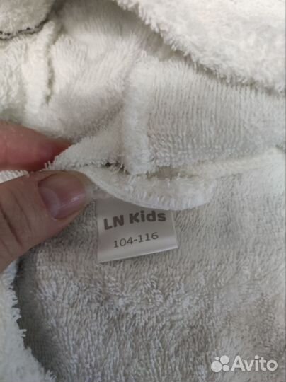 Халат махровый детский, р 98-104